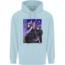 Anime Fairy Biker Japan Motorbike Motorcyle Childrens Kids Hoodie Light Blue