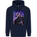 Anime Fairy Biker Japan Motorbike Motorcyle Childrens Kids Hoodie Navy Blue