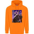 Anime Fairy Biker Japan Motorbike Motorcyle Childrens Kids Hoodie Orange