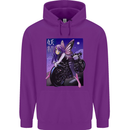 Anime Fairy Biker Japan Motorbike Motorcyle Childrens Kids Hoodie Purple