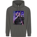 Anime Fairy Biker Japan Motorbike Motorcyle Childrens Kids Hoodie Storm Grey