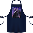 Anime Fairy Biker Japan Motorbike Motorcyle Cotton Apron 100% Organic Navy Blue