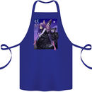 Anime Fairy Biker Japan Motorbike Motorcyle Cotton Apron 100% Organic Royal Blue