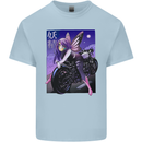 Anime Fairy Biker Japan Motorbike Motorcyle Kids T-Shirt Childrens Light Blue
