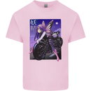 Anime Fairy Biker Japan Motorbike Motorcyle Kids T-Shirt Childrens Light Pink