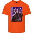Anime Fairy Biker Japan Motorbike Motorcyle Kids T-Shirt Childrens Orange