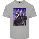 Anime Fairy Biker Japan Motorbike Motorcyle Kids T-Shirt Childrens Sports Grey