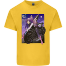 Anime Fairy Biker Japan Motorbike Motorcyle Kids T-Shirt Childrens Yellow