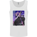 Anime Fairy Biker Japan Motorbike Motorcyle Mens Vest Tank Top White