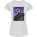 Anime Fairy Biker Japan Motorbike Motorcyle Womens Petite Cut T-Shirt White
