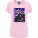 Anime Fairy Biker Japan Motorbike Motorcyle Womens Wider Cut T-Shirt Light Pink
