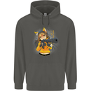 Anime Gun Girl Childrens Kids Hoodie Storm Grey