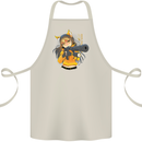 Anime Gun Girl Cotton Apron 100% Organic Natural