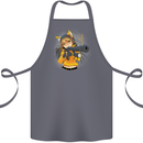 Anime Gun Girl Cotton Apron 100% Organic Steel