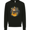 Anime Gun Girl Kids Sweatshirt Jumper Black