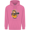 Anime Gun Girl Mens 80% Cotton Hoodie Azelea