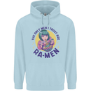 Anime Ra Men Childrens Kids Hoodie Light Blue