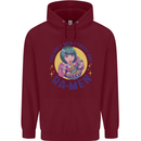 Anime Ra Men Childrens Kids Hoodie Maroon