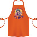 Anime Ra Men Cotton Apron 100% Organic Orange