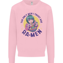 Anime Ra Men Kids Sweatshirt Jumper Light Pink