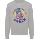 Anime Ra Men Kids Sweatshirt Jumper Sports Grey