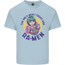 Anime Ra Men Kids T-Shirt Childrens Light Blue