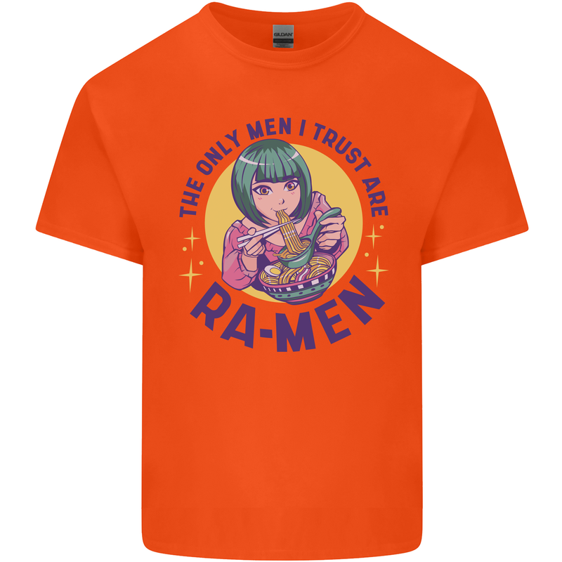 Anime Ra Men Kids T-Shirt Childrens Orange