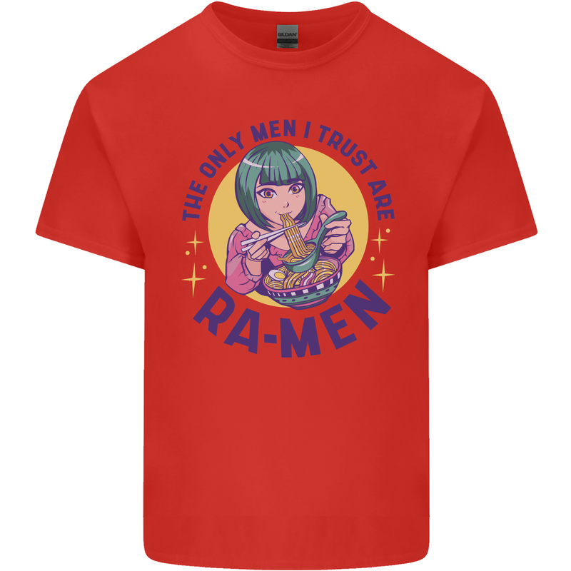 Anime Ra Men Kids T-Shirt Childrens Red