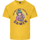 Anime Ra Men Kids T-Shirt Childrens Yellow