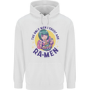 Anime Ra Men Mens 80% Cotton Hoodie White