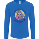 Anime Ra Men Mens Long Sleeve T-Shirt Royal Blue