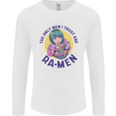 Anime Ra Men Mens Long Sleeve T-Shirt White