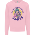 Anime Ra Men Mens Sweatshirt Jumper Light Pink