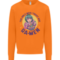 Anime Ra Men Mens Sweatshirt Jumper Orange