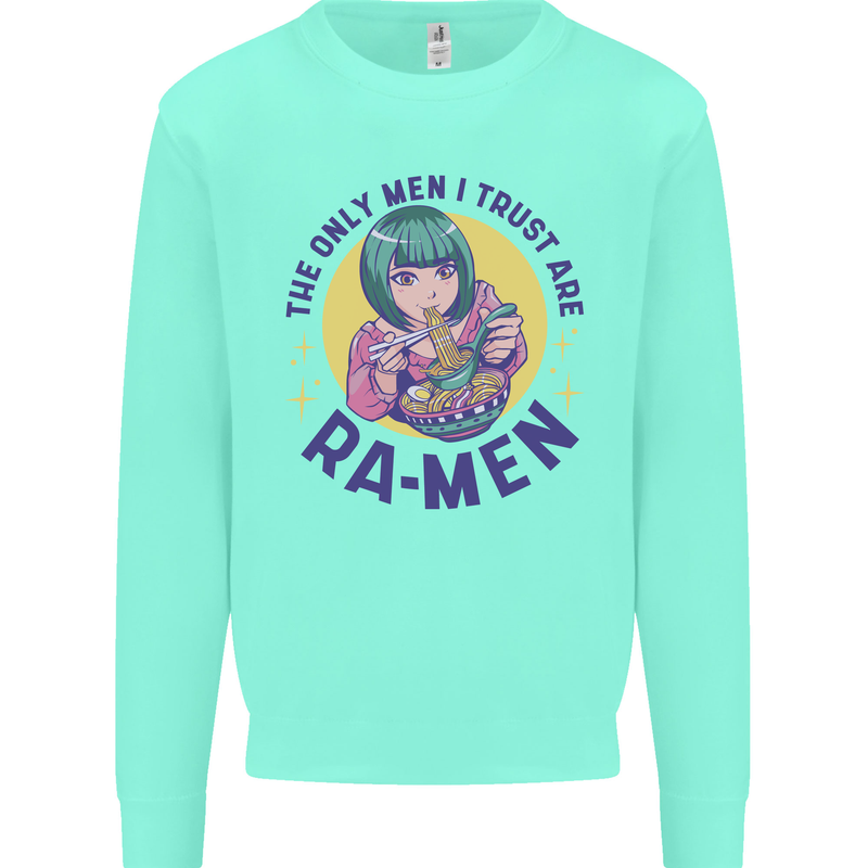 Anime Ra Men Mens Sweatshirt Jumper Peppermint