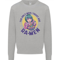 Anime Ra Men Mens Sweatshirt Jumper Sports Grey