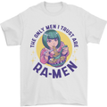 Anime Ra Men Mens T-Shirt 100% Cotton White