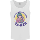 Anime Ra Men Mens Vest Tank Top White