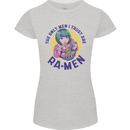 Anime Ra Men Womens Petite Cut T-Shirt Sports Grey
