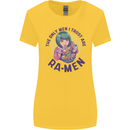 Anime Ra Men Womens Wider Cut T-Shirt Yellow