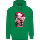 Anime Samurai Woman With Sword Childrens Kids Hoodie Irish Green
