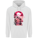 Anime Samurai Woman With Sword Childrens Kids Hoodie White