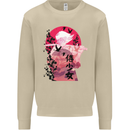 Anime Samurai Woman With Sword Mens Sweatshirt Jumper Sand