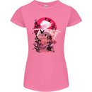 Anime Samurai Woman With Sword Womens Petite Cut T-Shirt Azalea