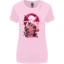 Anime Samurai Woman With Sword Womens Wider Cut T-Shirt Light Pink