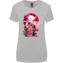 Anime Samurai Woman With Sword Womens Wider Cut T-Shirt Sports Grey