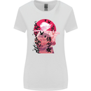 Anime Samurai Woman With Sword Womens Wider Cut T-Shirt White
