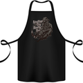 Another Day Another Dollar Grim Reaper Cotton Apron 100% Organic Black