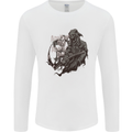 Another Day Another Dollar Grim Reaper Mens Long Sleeve T-Shirt White