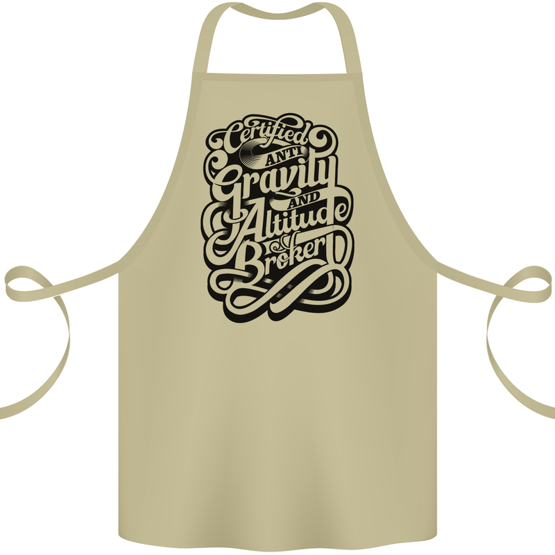 Anti-Gravity Pilot Hang Gliding Paragliding Cotton Apron 100% Organic Khaki